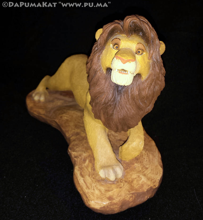 The Lion King - Adult Simba figure by Sandra Brue by dapumakat