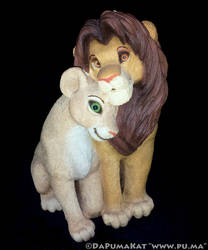 The Lion King - Adult Simba and Nala - Sandra Brue