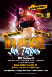 Dyverse Ink Tattoos Flyer 2