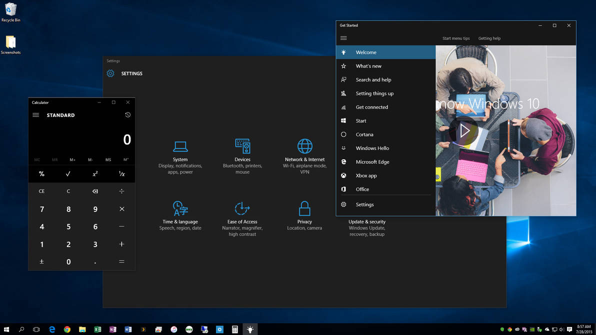 Windows-10-dark-theme by Yashlaptop on DeviantArt