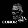 Connor McGregor Typographic Porttrait