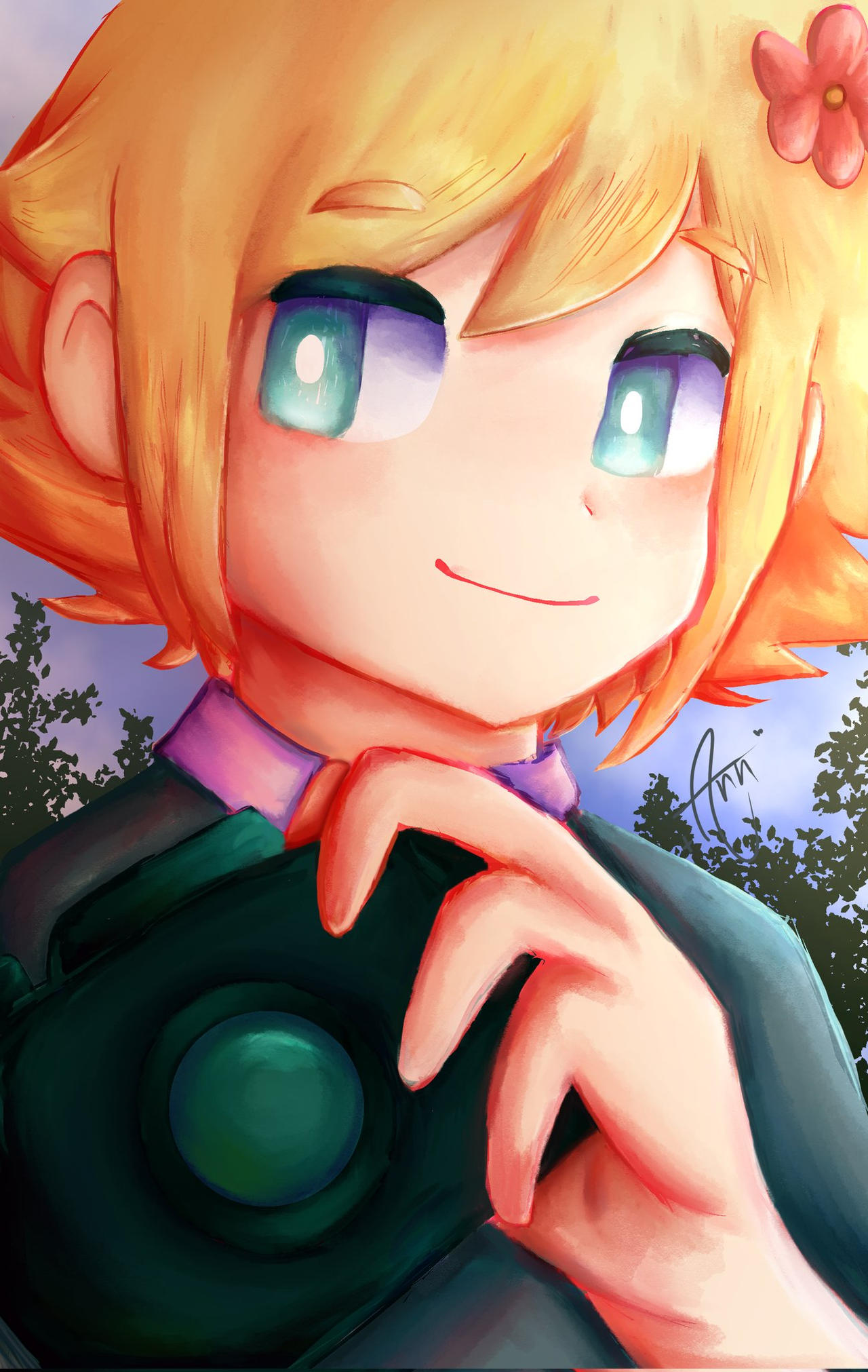 Basil Fanart - OMORI by xiomykawaii on DeviantArt