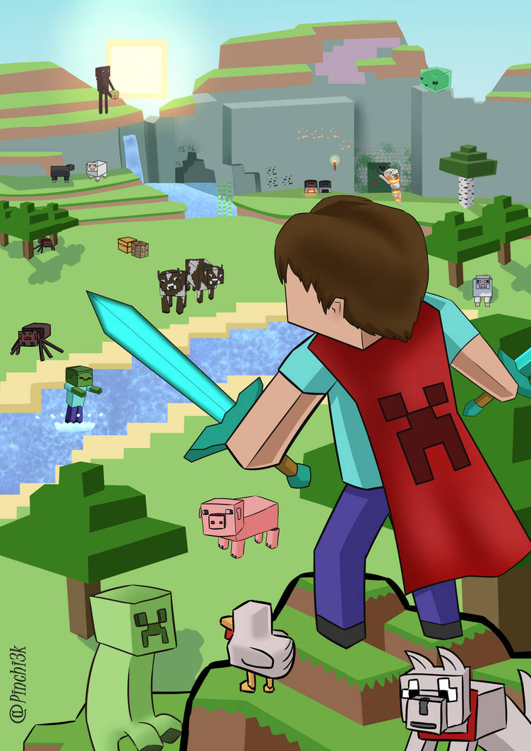 Minecraft Artwork by Pinchi3000 on DeviantArt