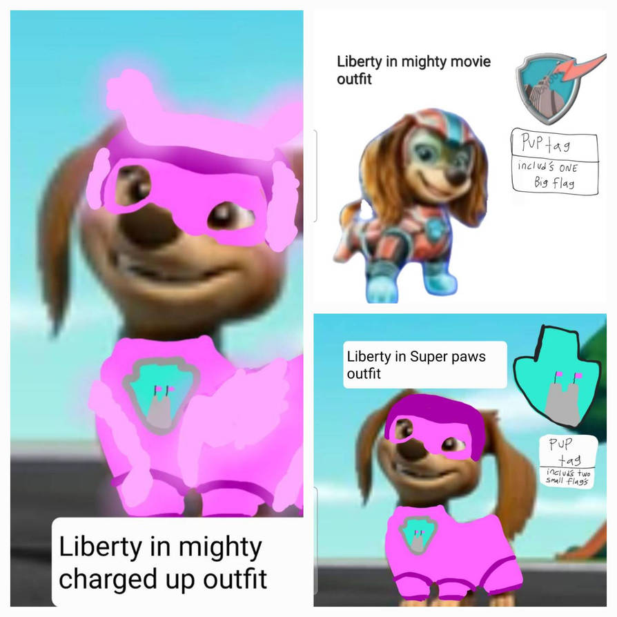 Paw patrol Mighty Pups Liberty info 2023 by braylau on DeviantArt
