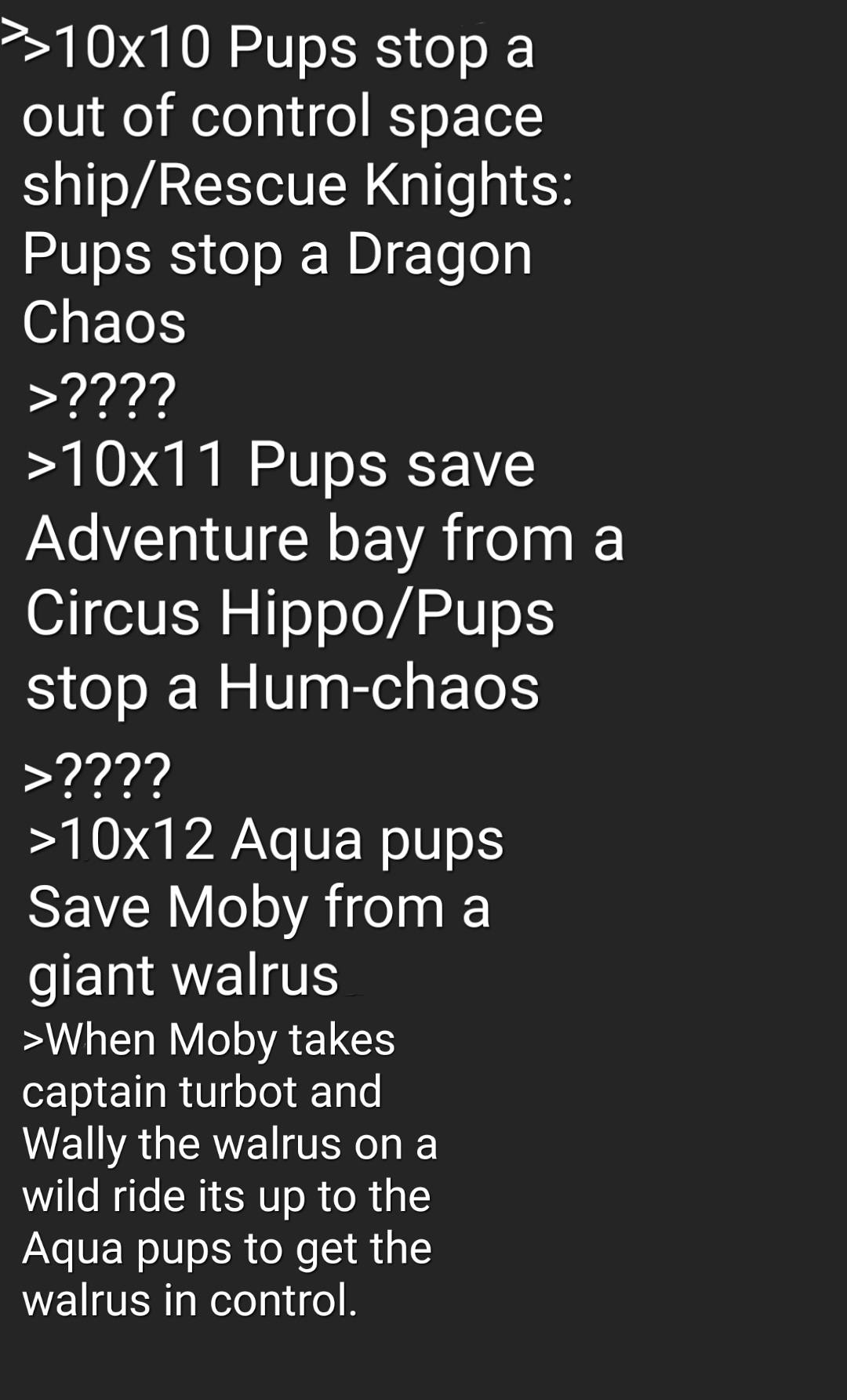 Paw patrol season 11 episodes leaked 5 by braylau on DeviantArt