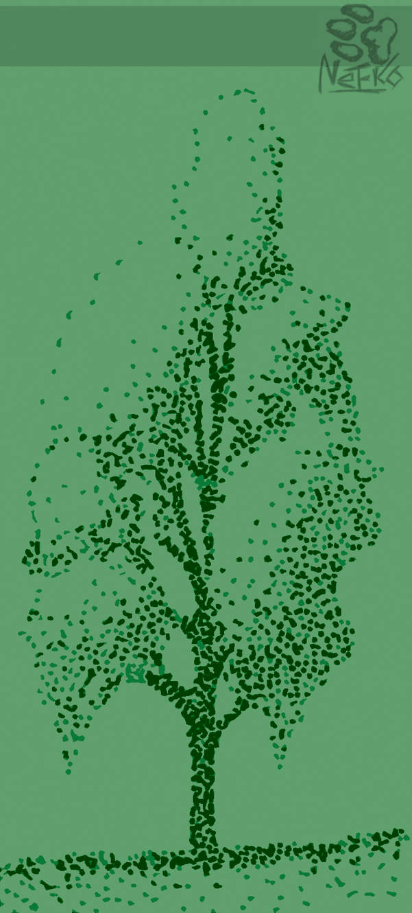 Stipple Tree By Neek0lai On DeviantArt