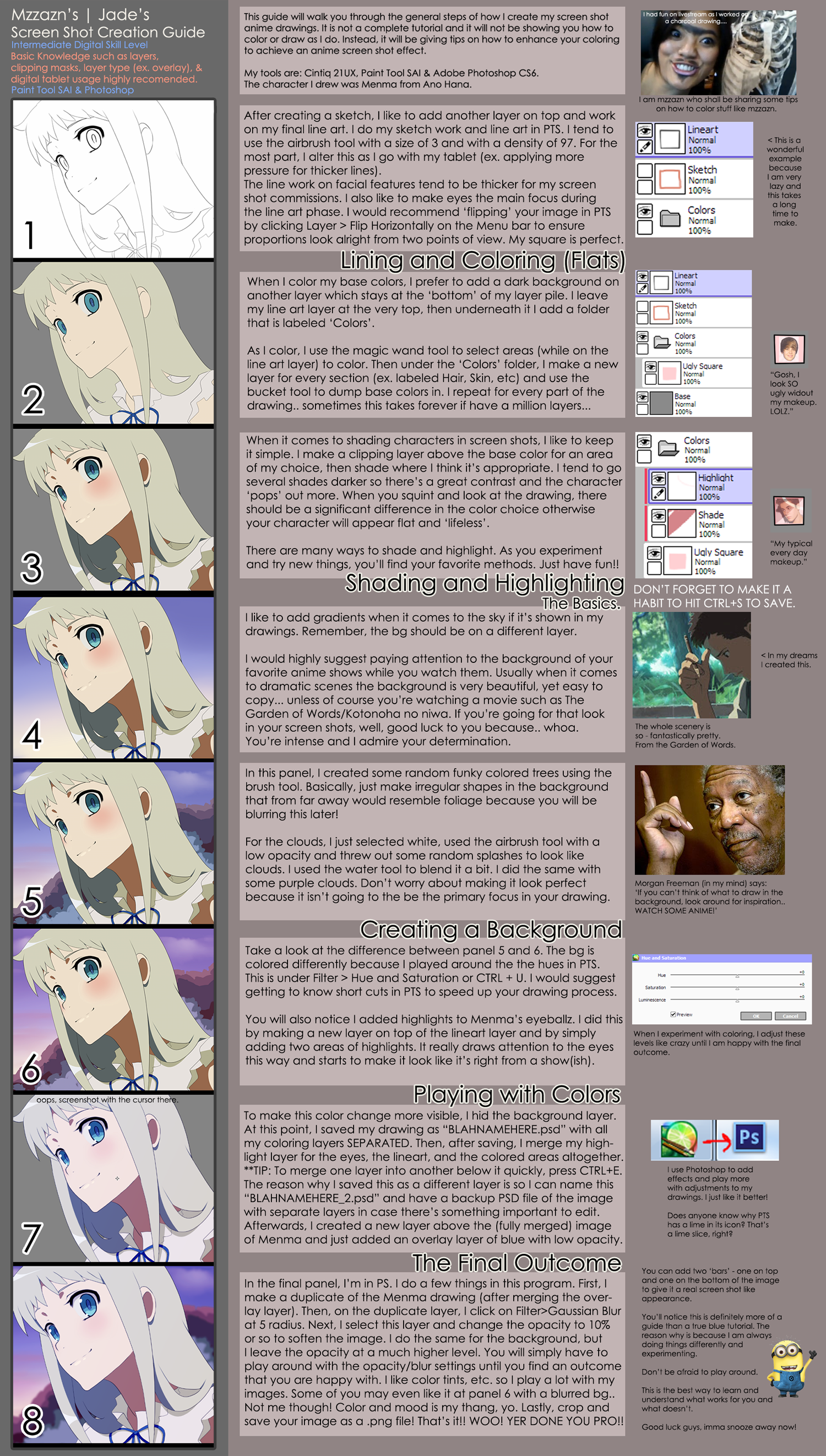 Anime Screen Shot Creation Guide [Intermediate]