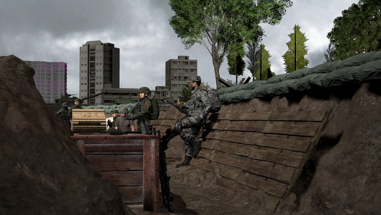 trench battle