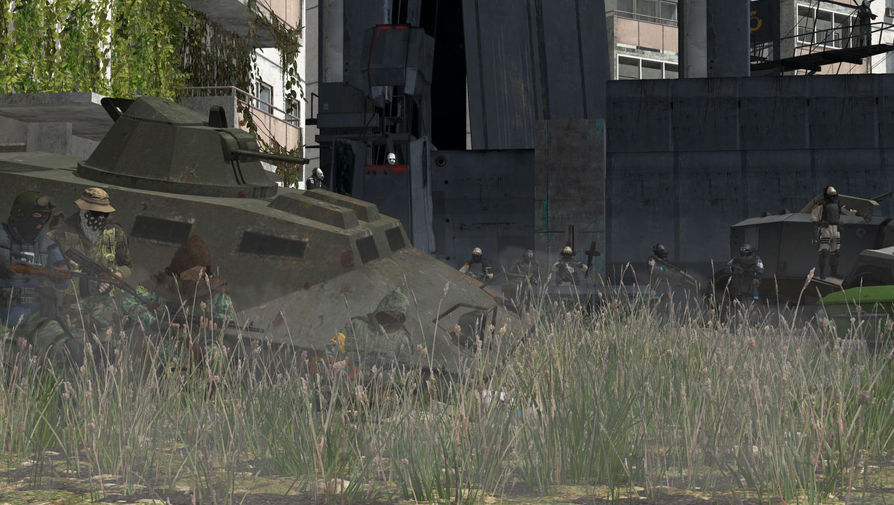 Ready to attack the checkpoint