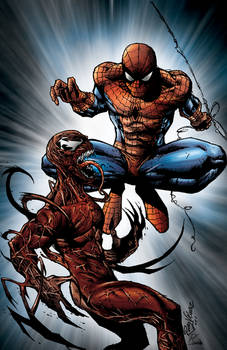 Spidey and Carnage Coloured