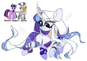 Twilight Sparkle + Zecora fusion! closed