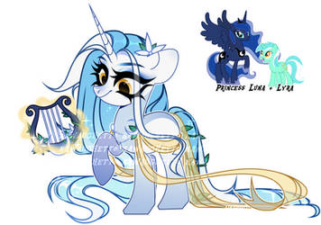 Princess Luna + Lyra fusion. CLOSED