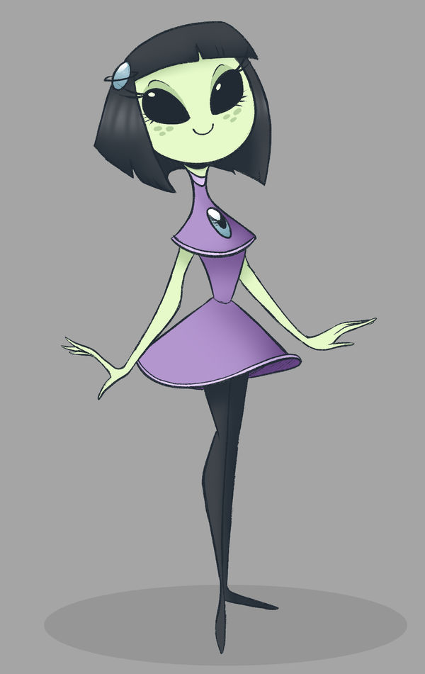 Alien Girl by Cachicabra on DeviantArt