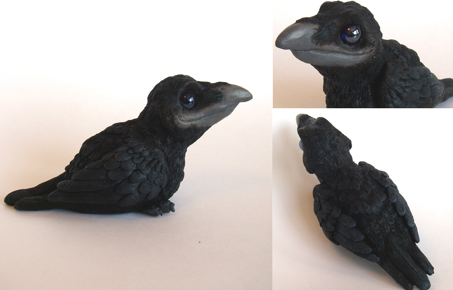 Black Crow Sculpture