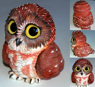 Cute Owl Sculpture