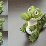 Cute Crocodile Sculpture
