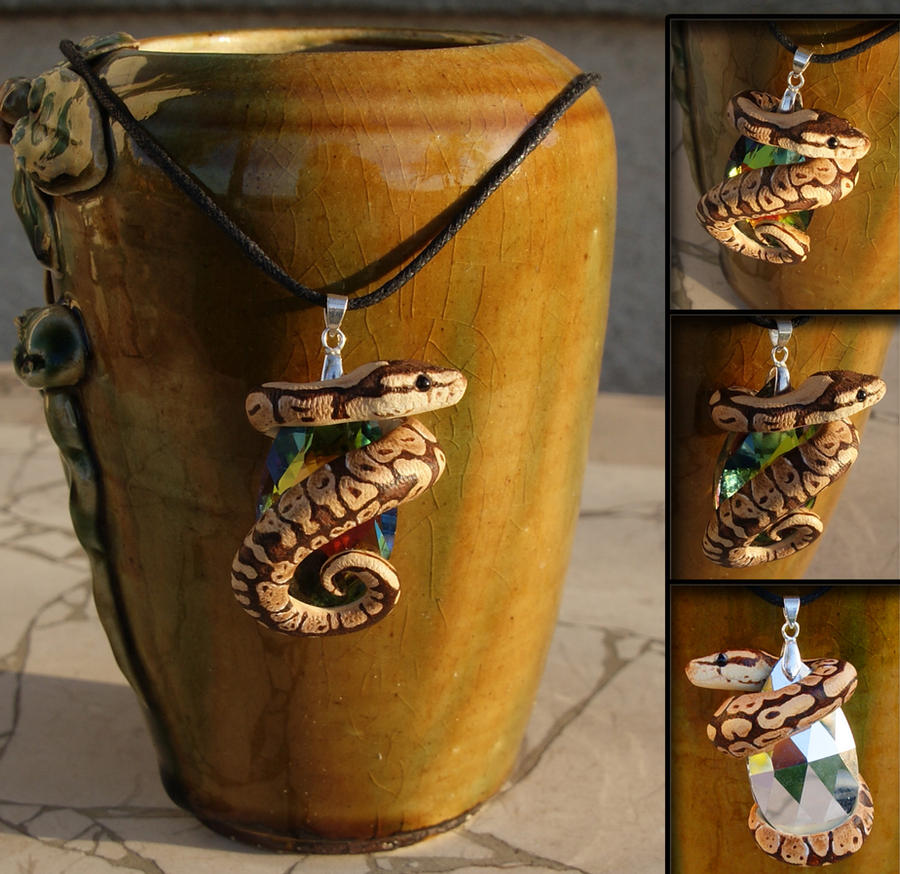 Ball Python Necklace by IllusionTree on DeviantArt