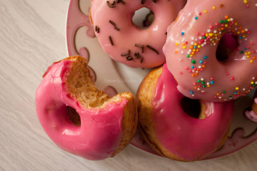 Pink Doughnuts