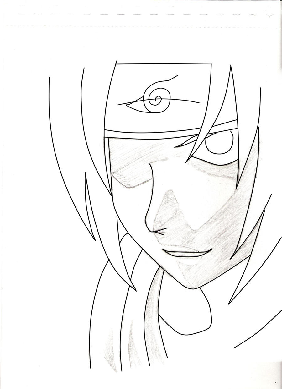 Sasuke Line Trace Sasuke Line art by Sorcerer-Battler on DeviantArt