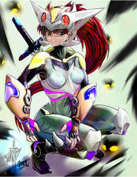 Cyborg Anime Girl 03