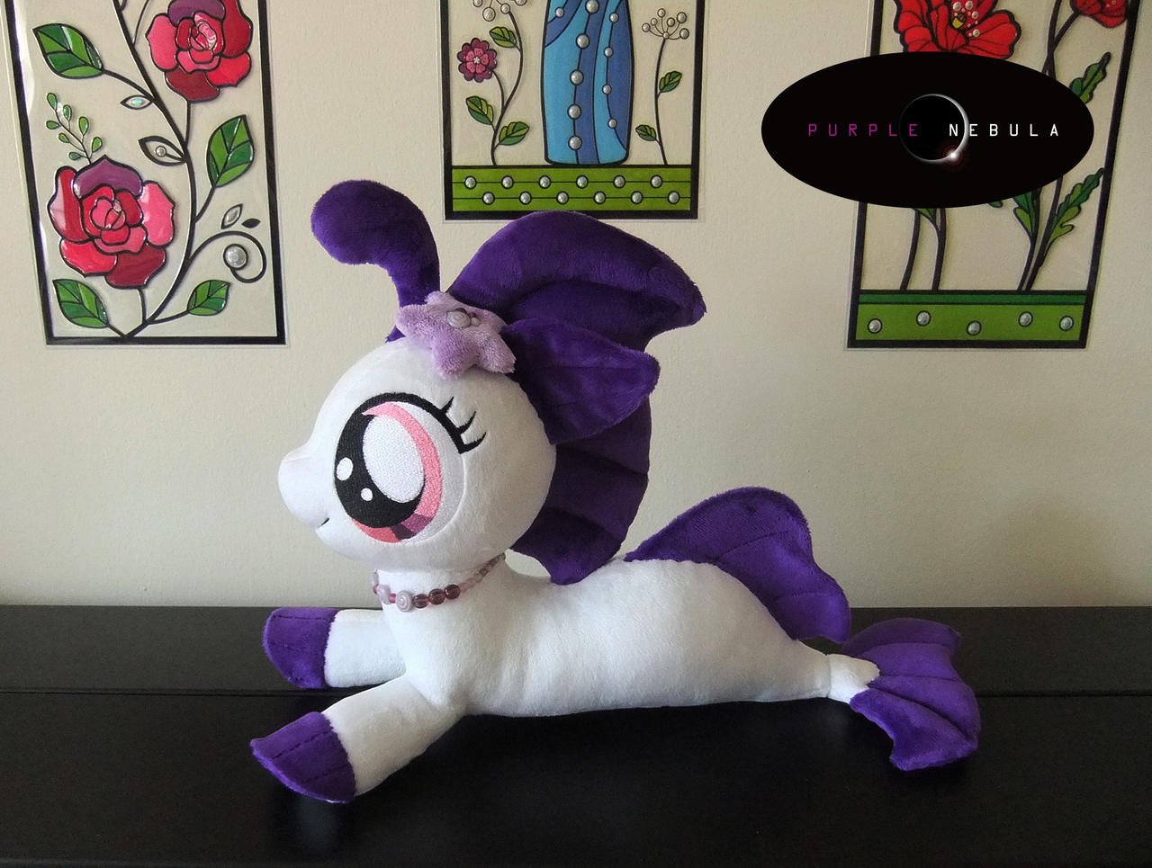 Handmade Plush Sea Poppy Baby Seapony