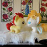 Baby Handmade Plush Pony Pair!