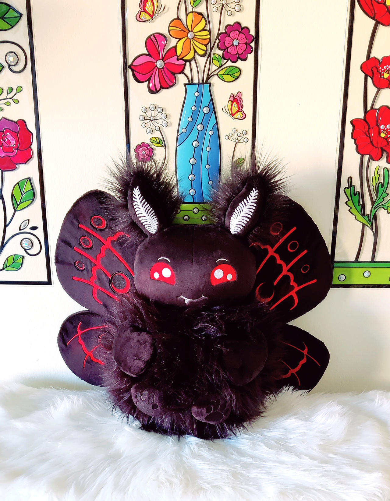 Baby Mothman Cryptid Plushie - Adoption Ready!