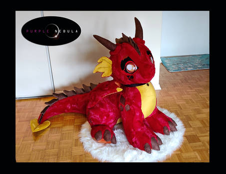 Life-Size Baby Dragon Spark Plush!
