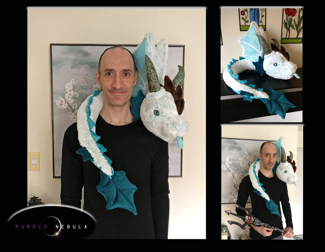 Levi Shoulder Ice Dragon Cosplay Plush