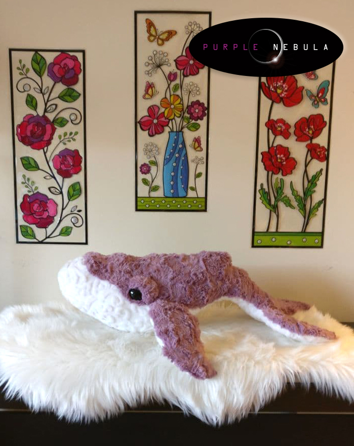 Mauvanna - 26in Humpback Whale Plushie