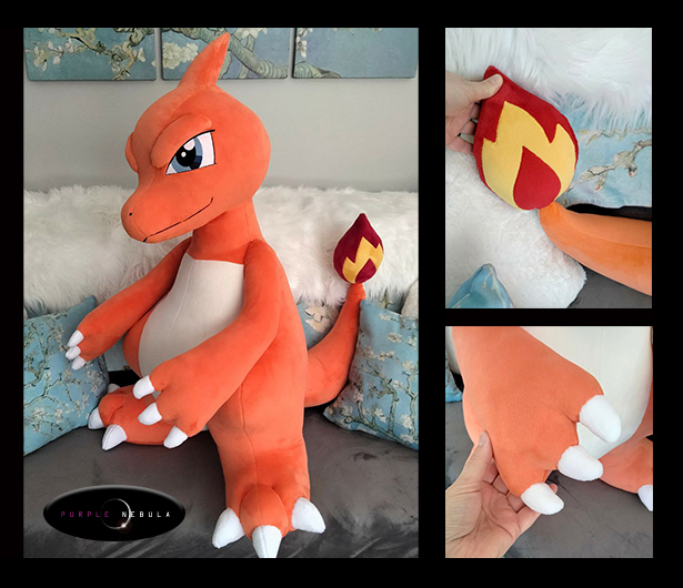 Life Sized Three Foot Tall Charmeleon Plush!