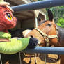 Molly Girl Plush meets Molly Girl Horse!!
