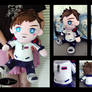 18in sitting Chibi Plush