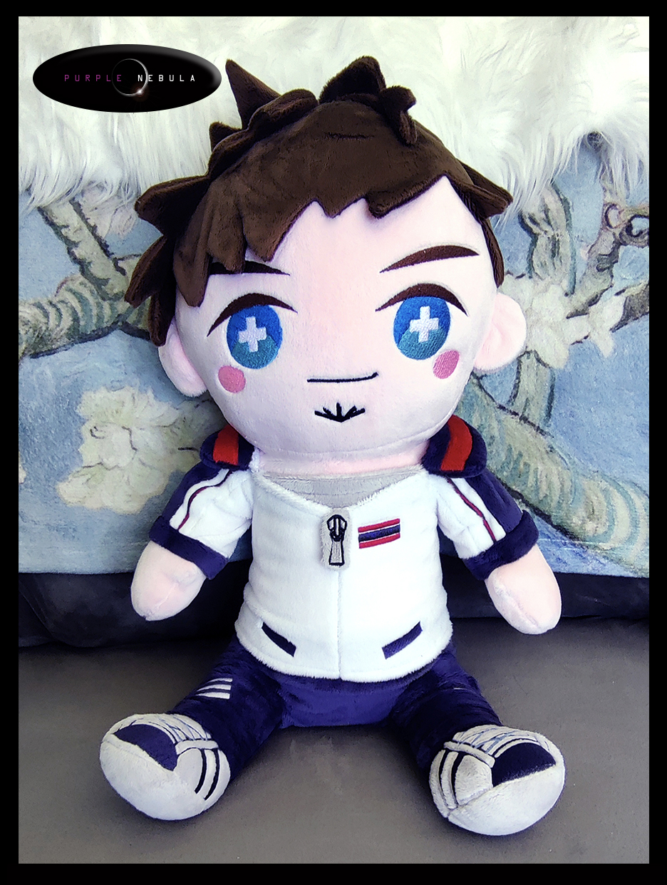 18in Sitting Chibi Plush - note the adorbs goatee!