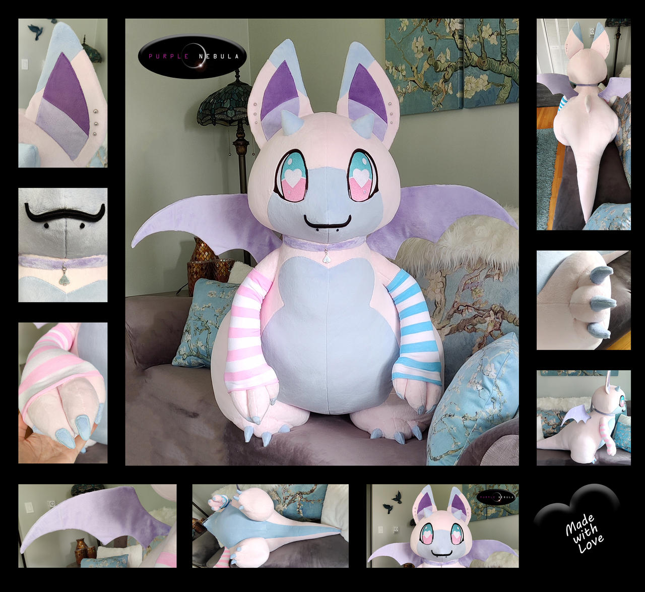 3 foot tall OC Plush Dragon!