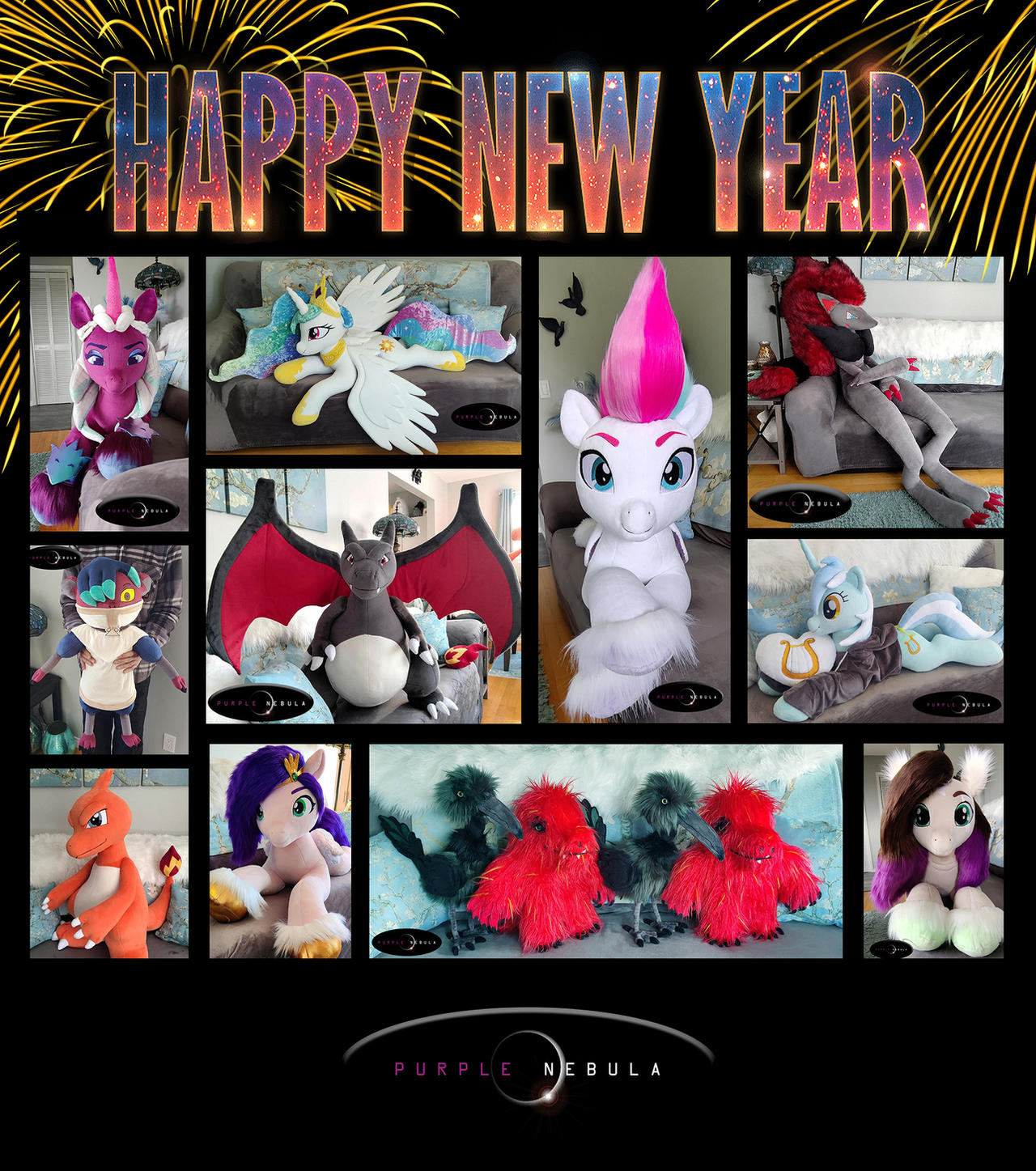 Happy New Year with love from the Purple Nebula!!!