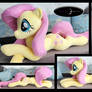 Life-Sized Plush Flutters with Faux Fur Hair!