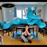 109 inch, 3 meter, 9 foot long Trixie plush pony!!