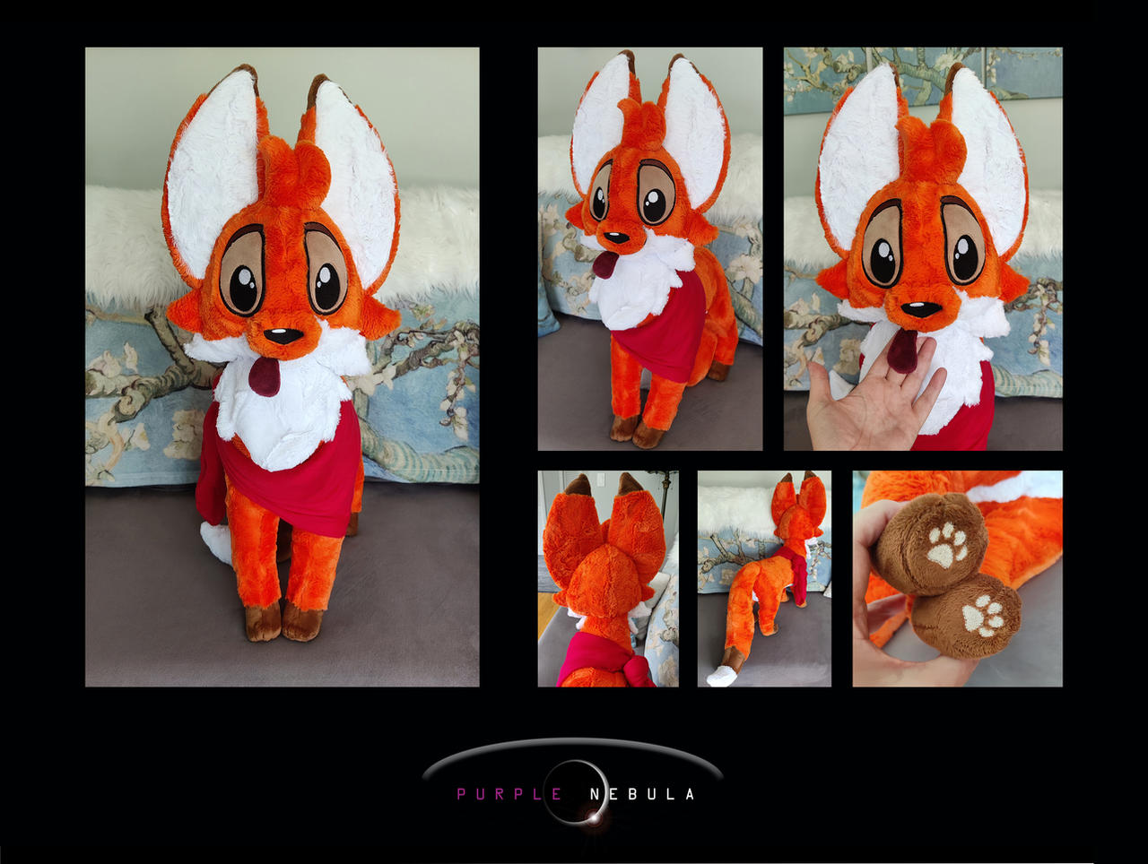 28 inch tall plush fox