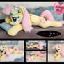 ADOPTION READY 40 inch long Faux Fur Fluttershy!