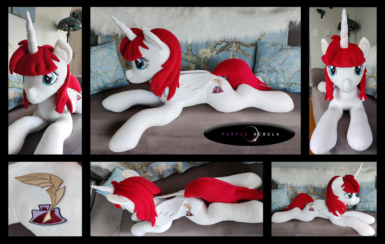 40 in long Plush Fausticorn!