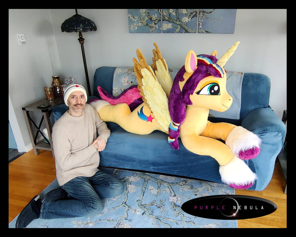 Size Comparison Pic of 70 inch long Sunny!