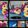 70 inch long Sunny Starscout Plush with socks!