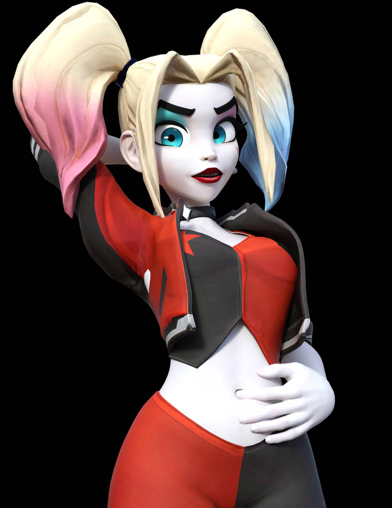 Quin Rabbet Harley Playing With Her Navel (Multiversus) #2 by FemaleNavelArt on ...