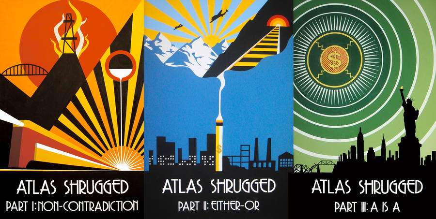Atlas Shrugged Triptych by DecoEchoes