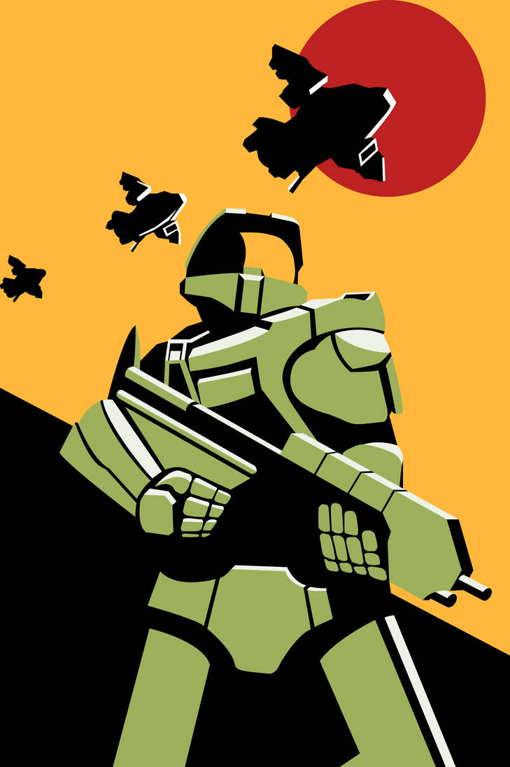 Master Chief (Vector) by DecoEchoes on DeviantArt