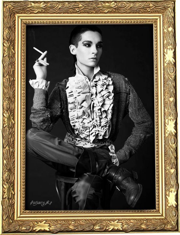 Bill Kaulitz Black And White