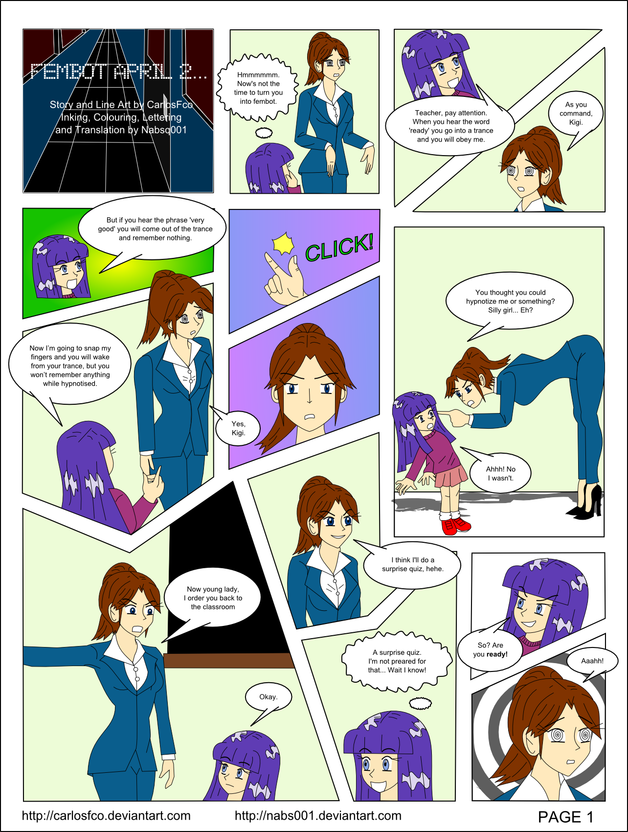 Fembot April 2 - Page 1