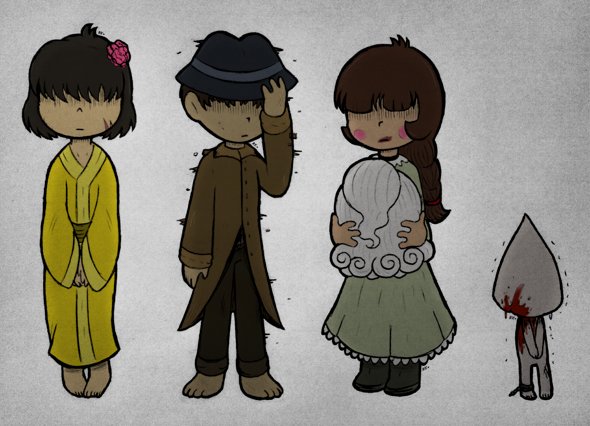 Mono Reference + Others  Little Nightmares 2 by StaticSyntax on DeviantArt