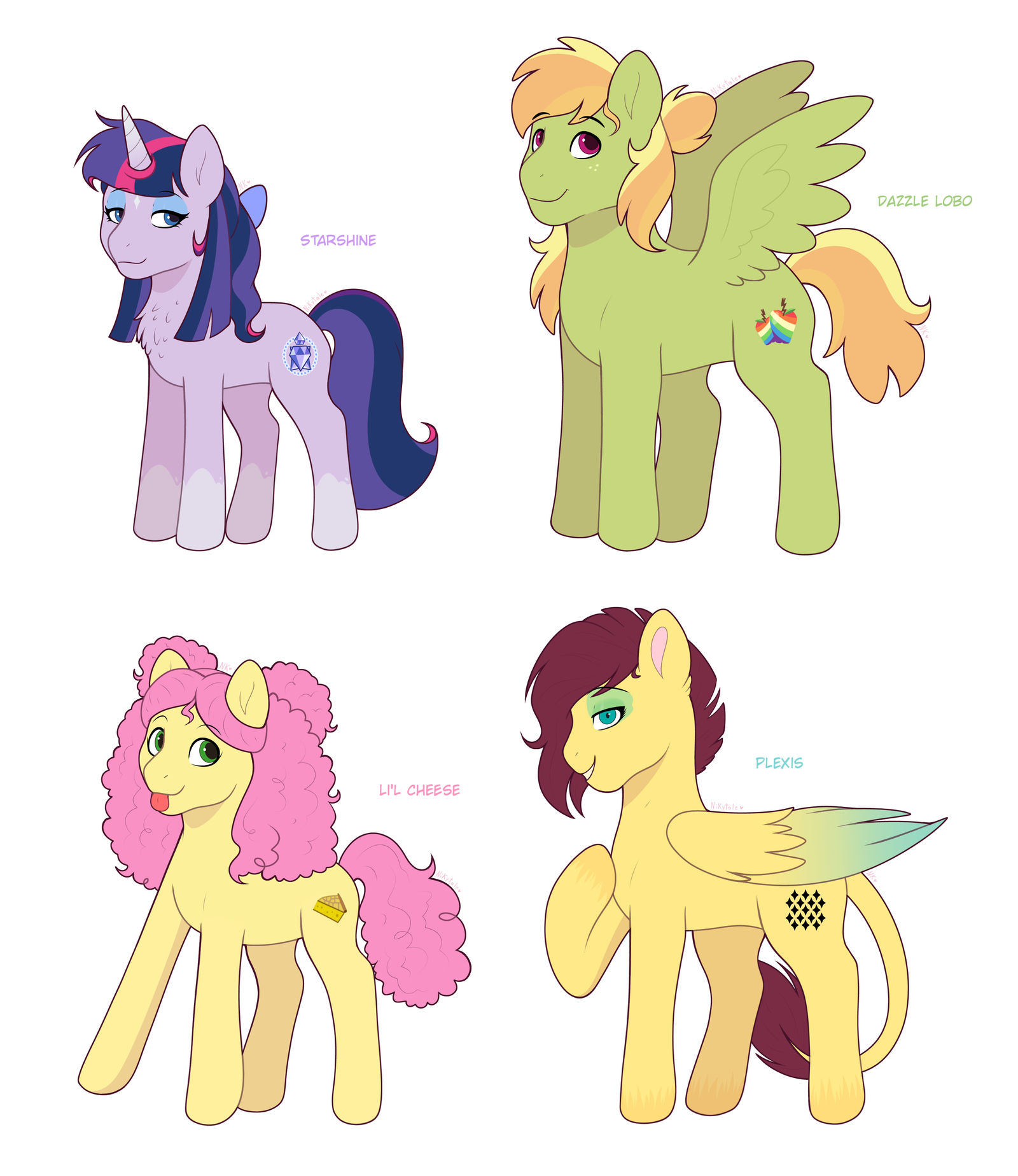 Mlp Next Gen Color Guide Redesign of MLP Next Generation! by Nikytale on DeviantArt